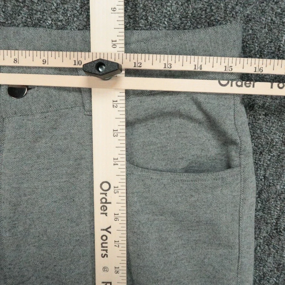 State & Liberty Pants Mens 31x31 Gray Tapered Stretch Zip Pocket Athletic